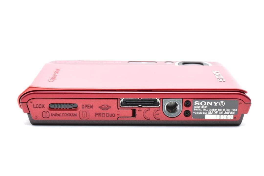 【お値下げ歓迎・極美品】SONY Cyber-shot DSC-T900 レッド