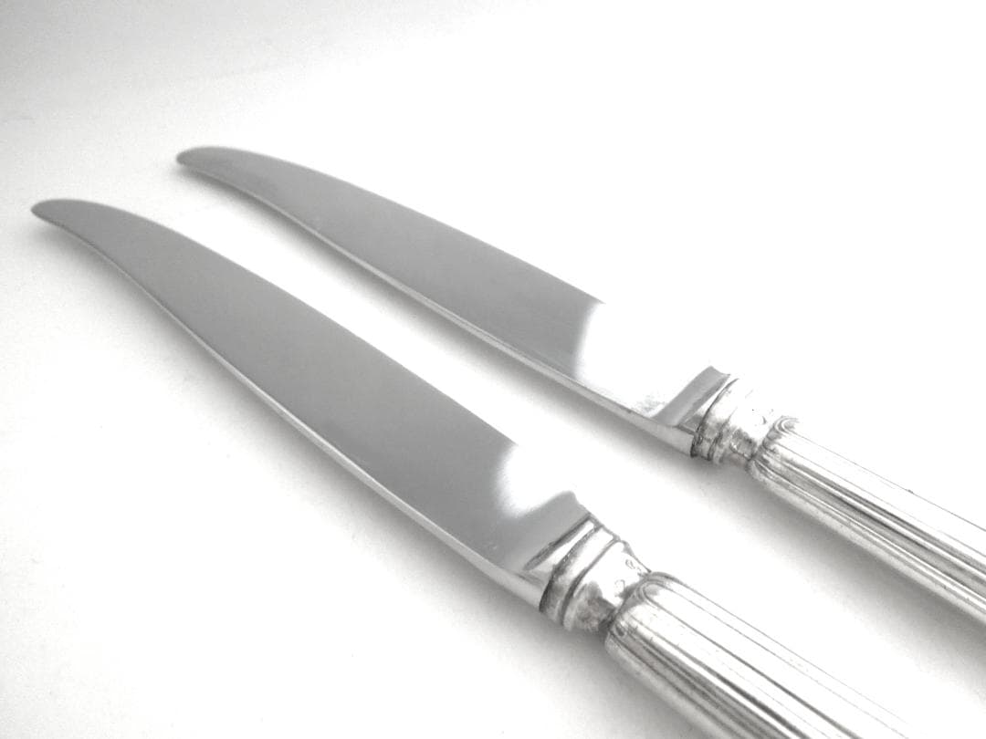 クリストフル シルバーナイフ 2本 Christofle　純銀