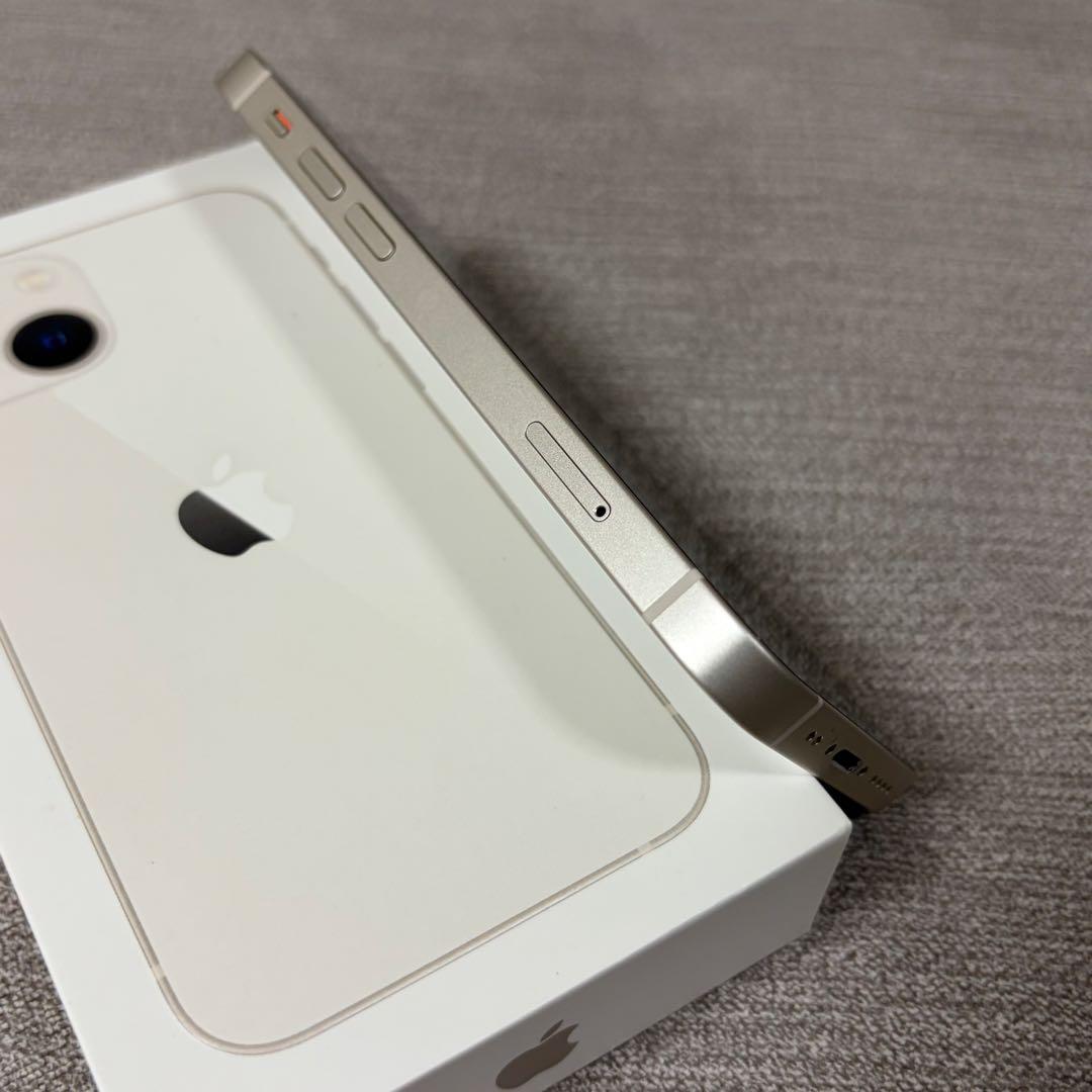 【美品】iPhone13ミニ　128GB スターライト　バッテリー77%