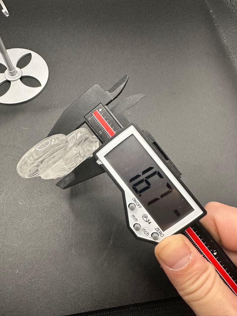 水晶　翼の置きもの（九尾）