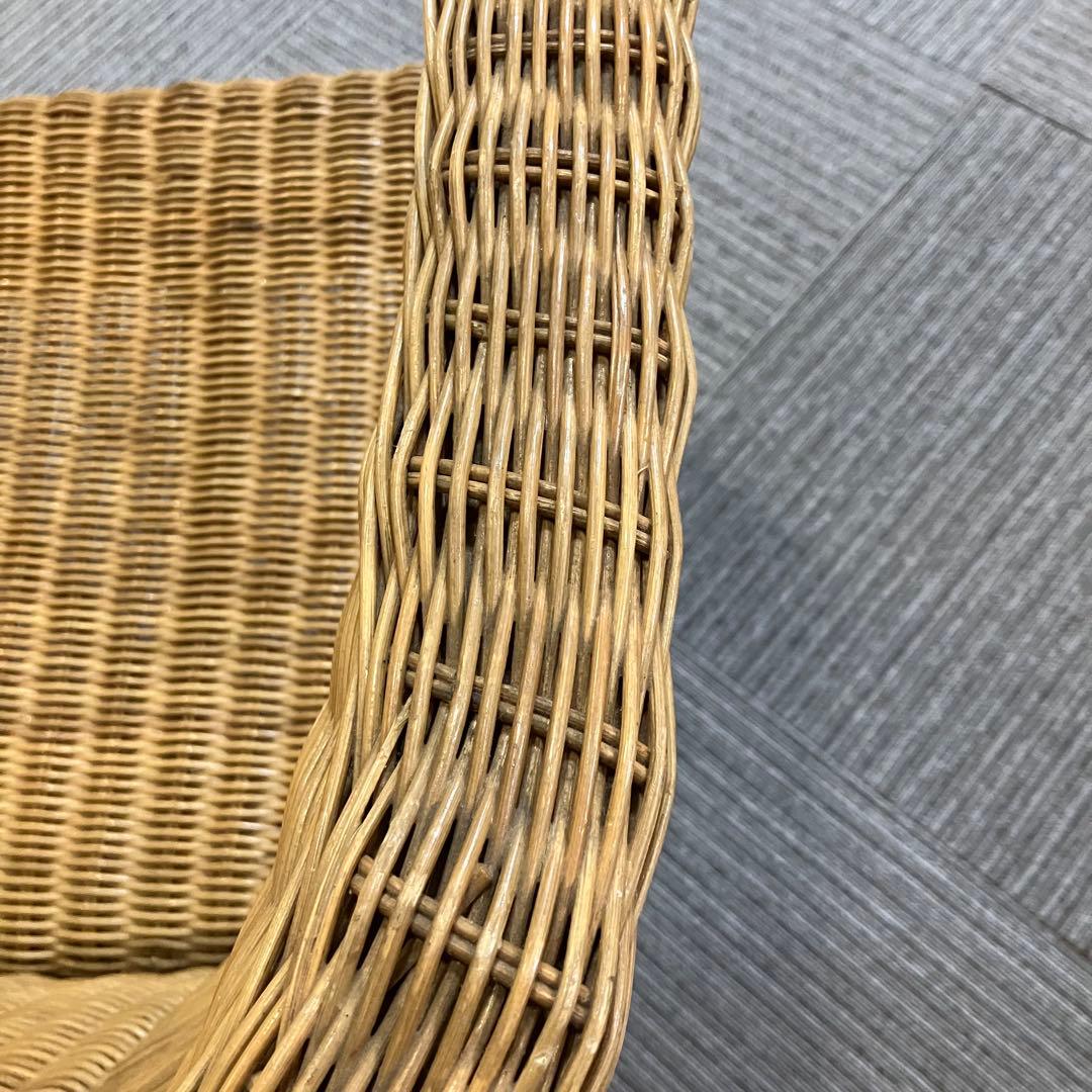 ラタンチェア ラタン椅子 籐編み アンティーク