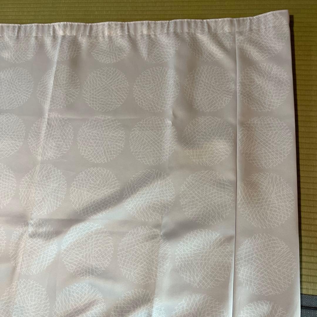 長さ173cm北欧大判カーテン ライトグレー