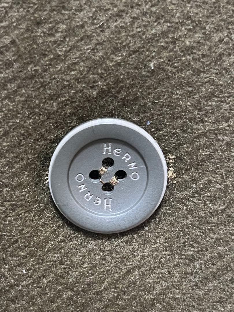 ヘルノ　HERNO ウールコート カーキ　Sサイズ相当