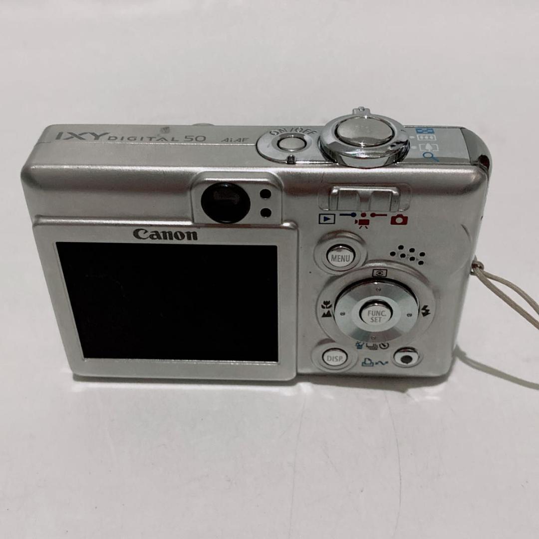 動作品 Canon IXY DIGITAL 50 シルバー キヤノン デジカメ