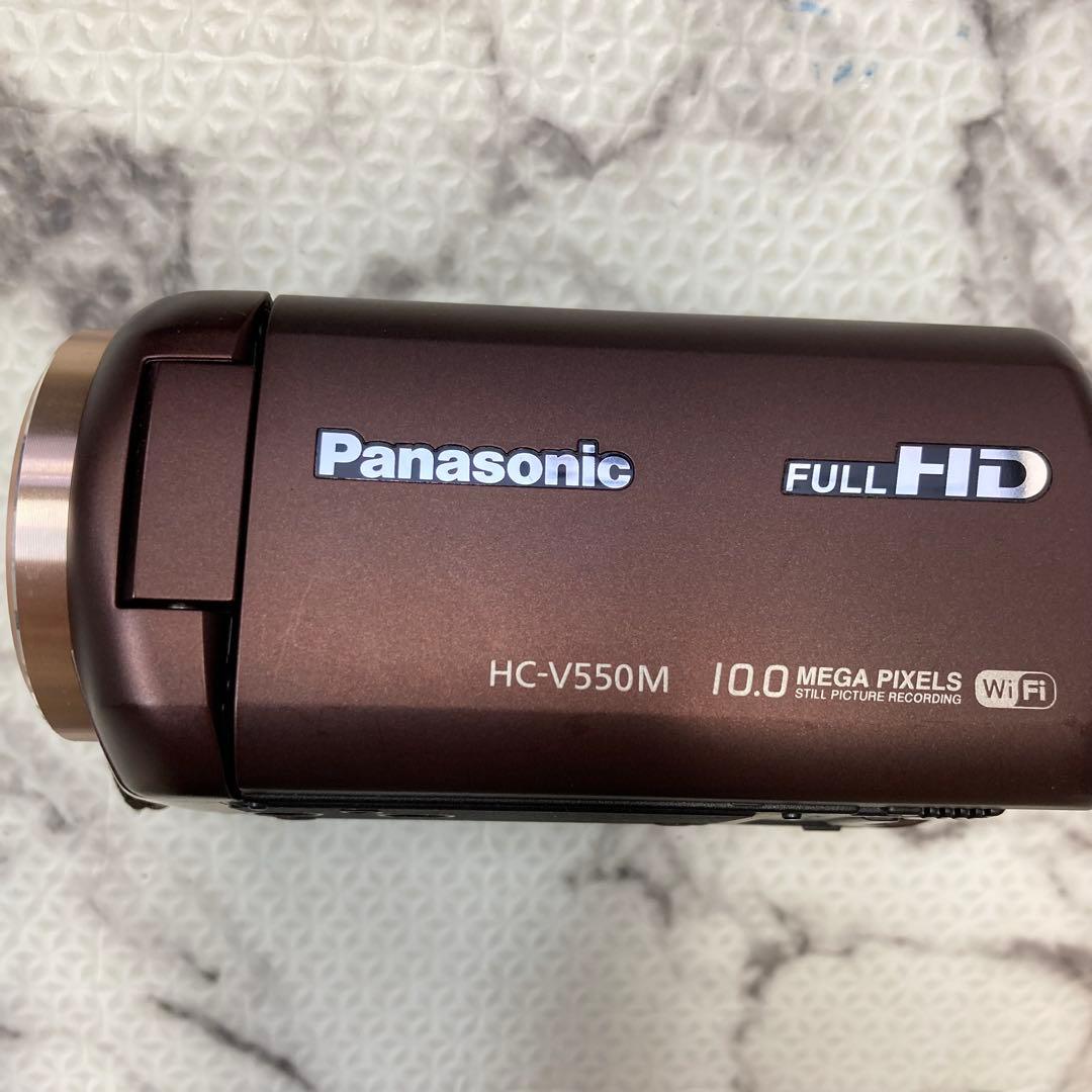 Panasonic HC-V520M ビデオカメラ ケース付【43b99322】
