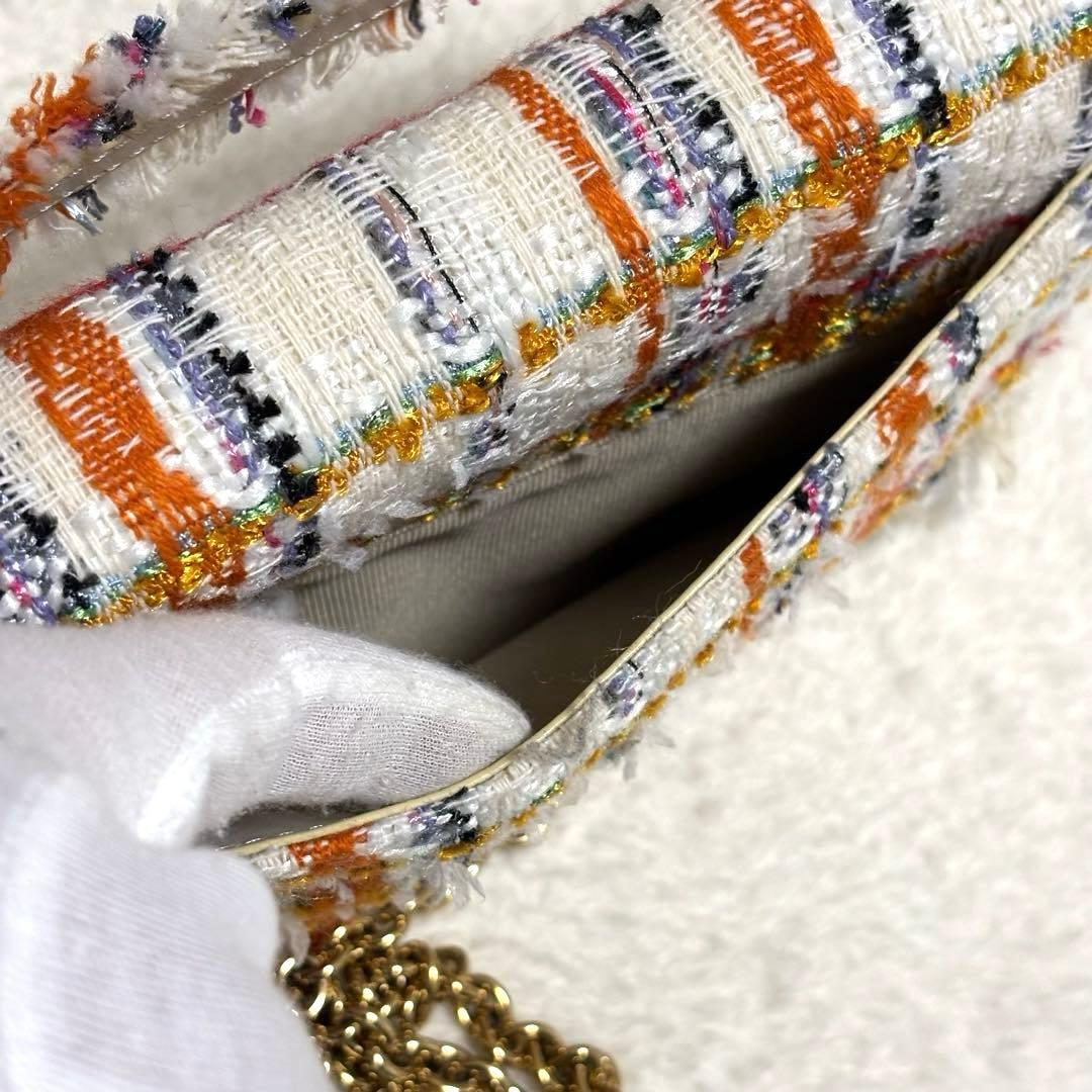 FURLA フルラ 1927 2way ミニ ツイードショルダーバッグ