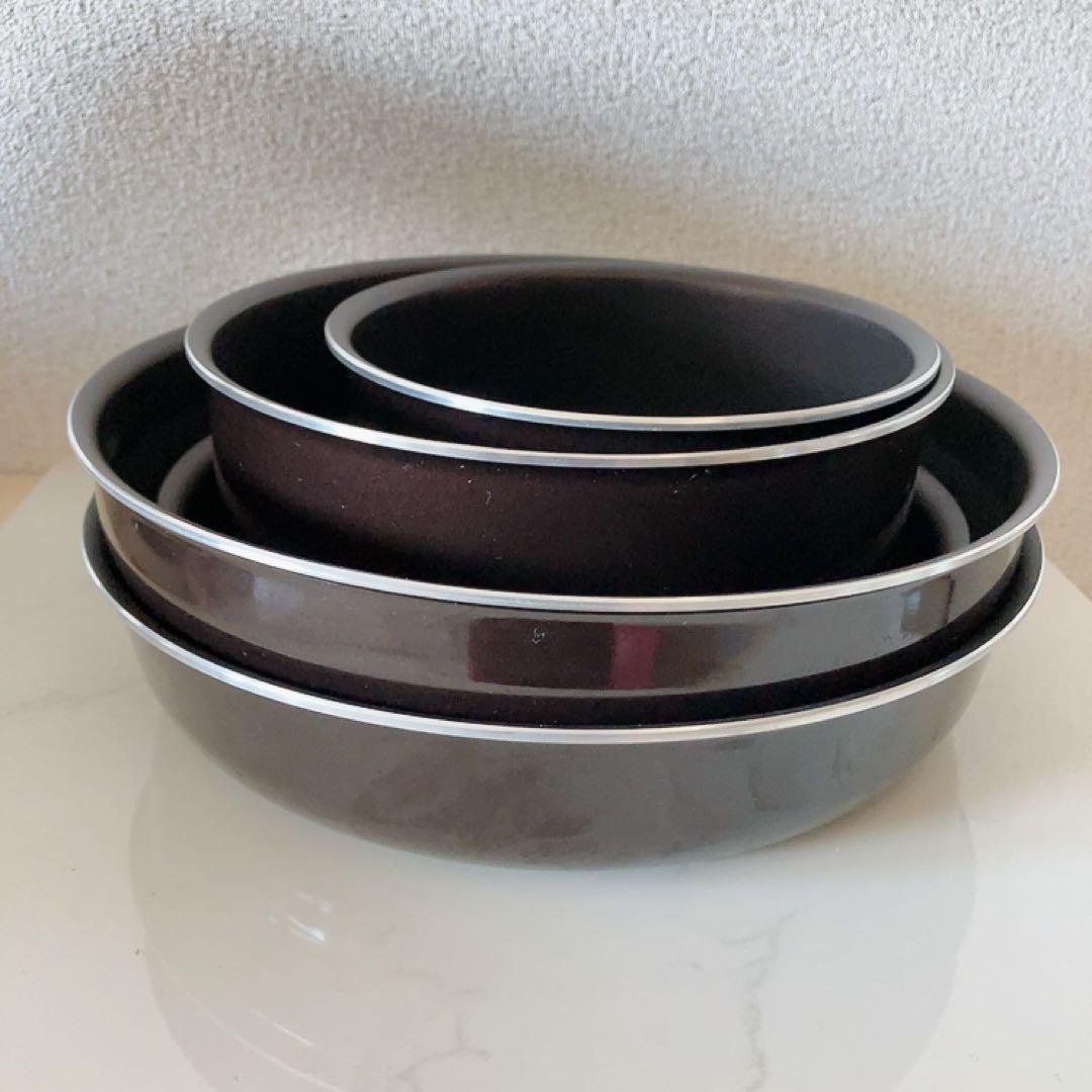 T-fal 取っ手のとれる鍋10点セット ガス火専用 ティファール