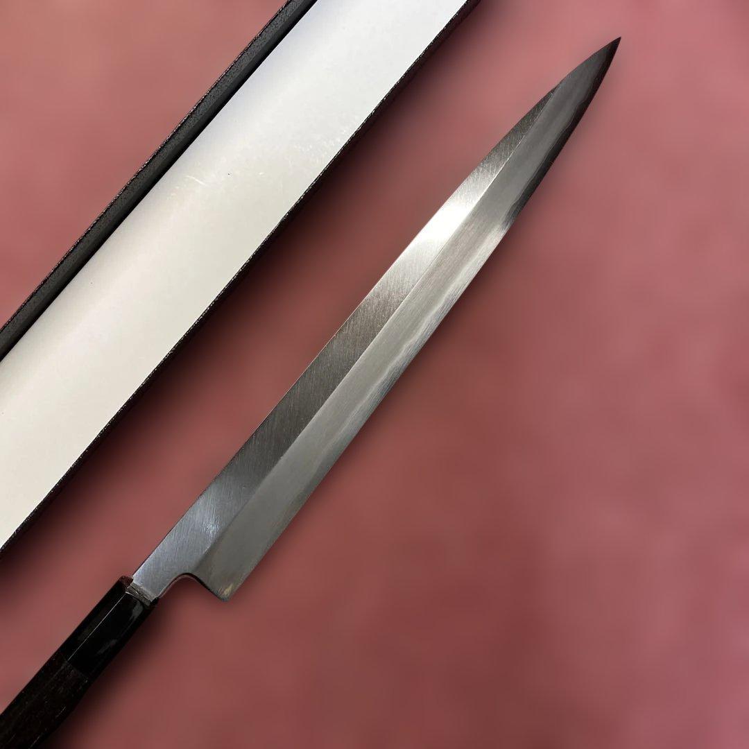 銀三　柳刃包丁　300㎜ 尺0寸