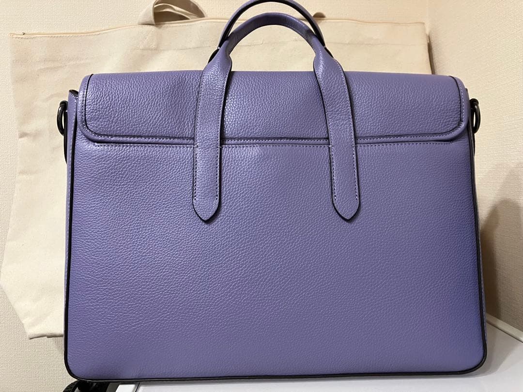 COACH サリバンポートフォリオと特大キャンバストートバッグセット　ラベンダー
