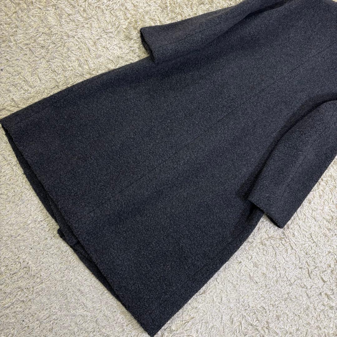 23区　定価6.7万 ウール混 ボアジャージー ドロップショルダー　コート