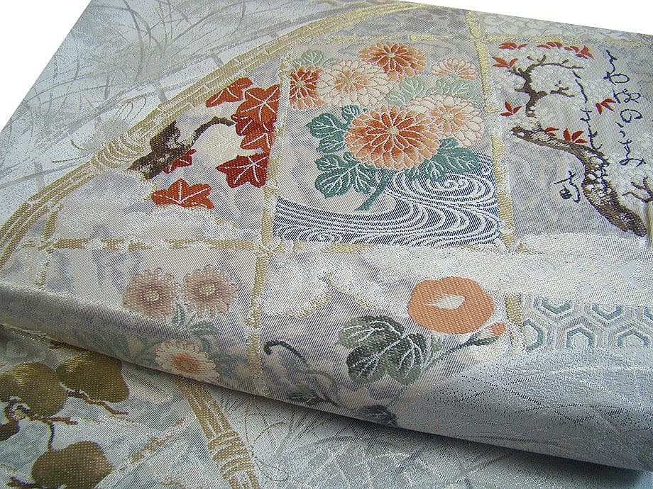 作家物 無地・附下げ＆袋帯・帯揚・帯〆セット（正絹）未使用＜HH2253＞