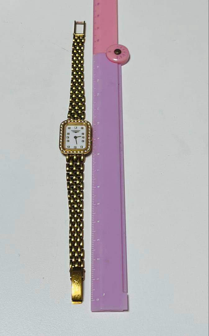 LONGINES ロンジン L6.112.7 K18 金無垢 ダイヤモンドベゼル