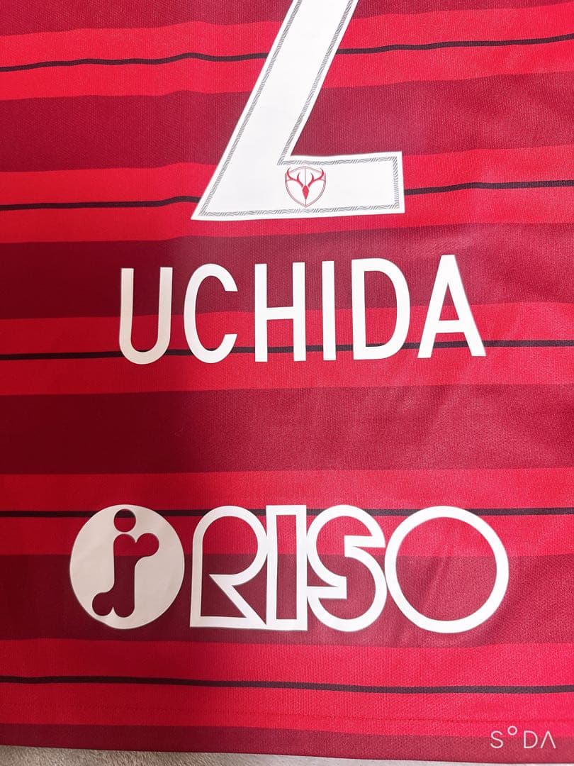 2018 鹿島アントラーズ 内田篤人 2番 ユニフォーム Mサイズ