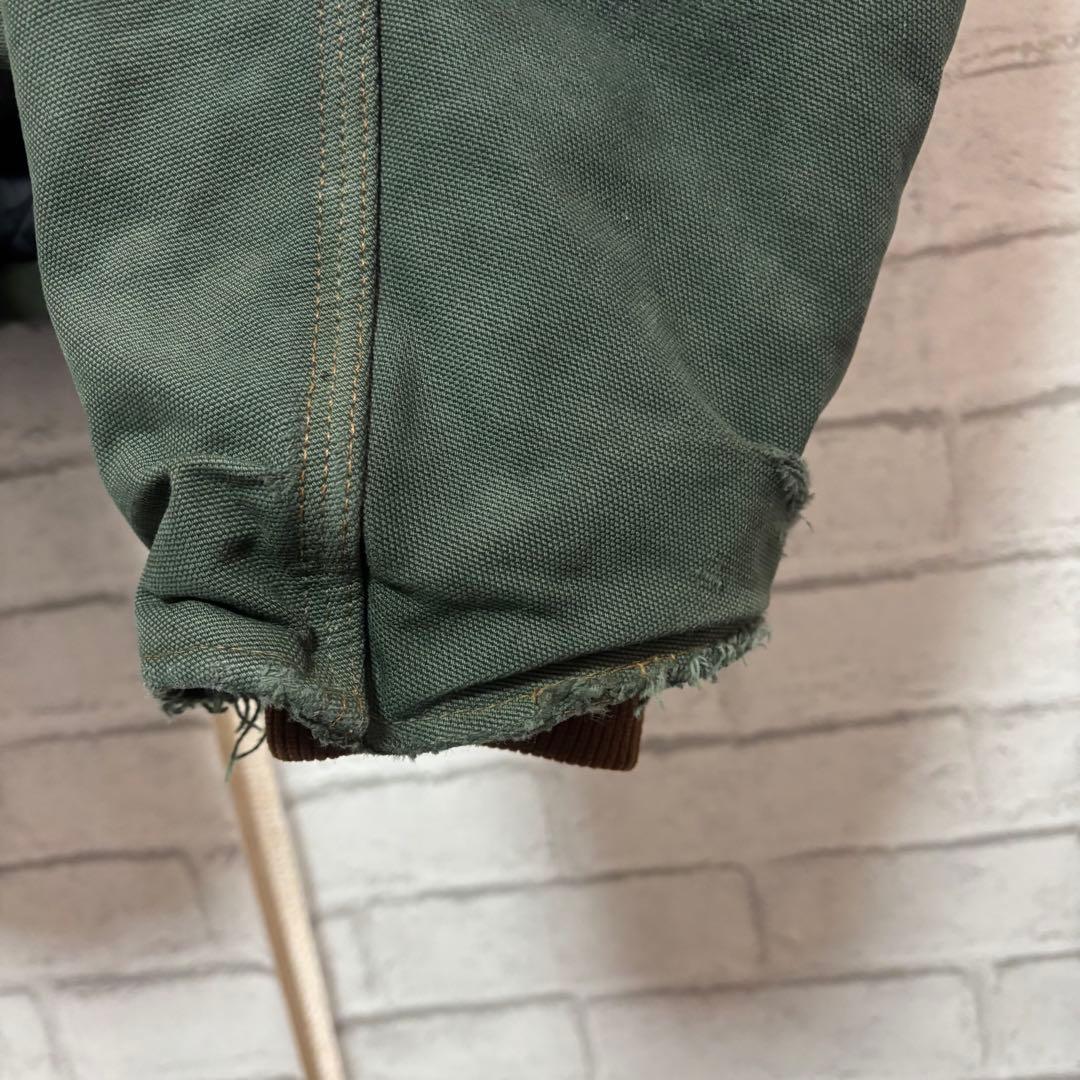 【まさを。】カーハート トラディショナルジャケット モスグリーン 後染 M