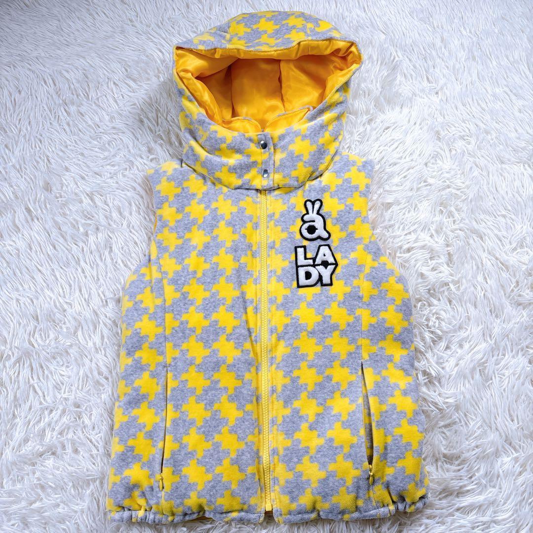 【サイズ36⭐️リバーシブル】アルチビオ　ダウンベスト　ゴルフ　カラフル　美品