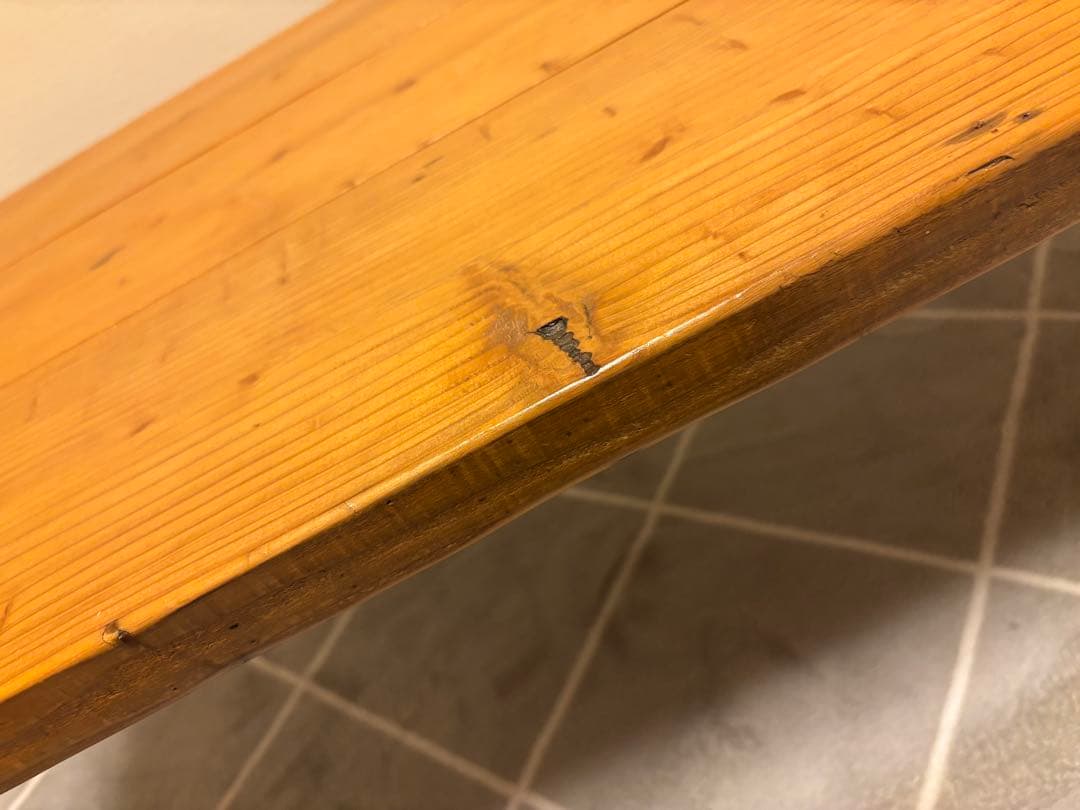 足場板　天然木　古材　センターテーブル　ローテーブル