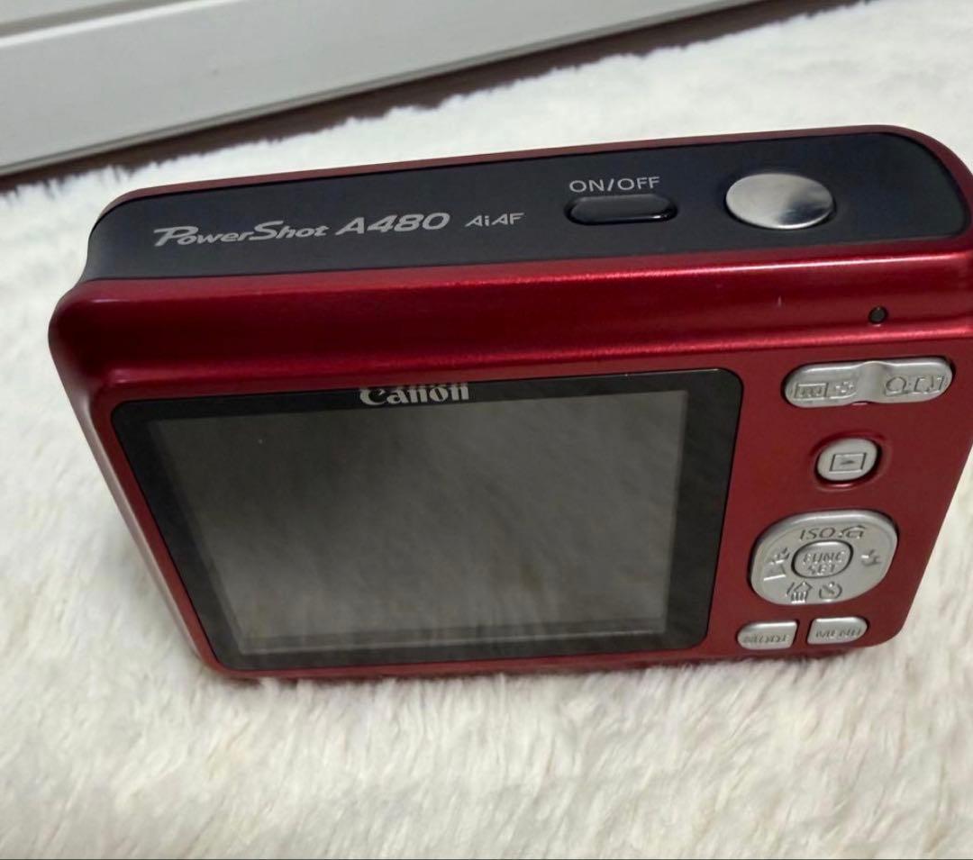 Canon PowerShot A480 赤