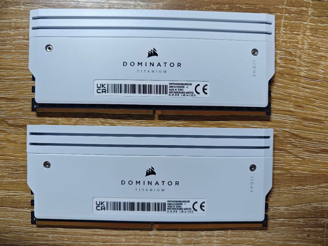 @*ゆ様 CORSAIR DDR5-6600MHz White 48GB×2