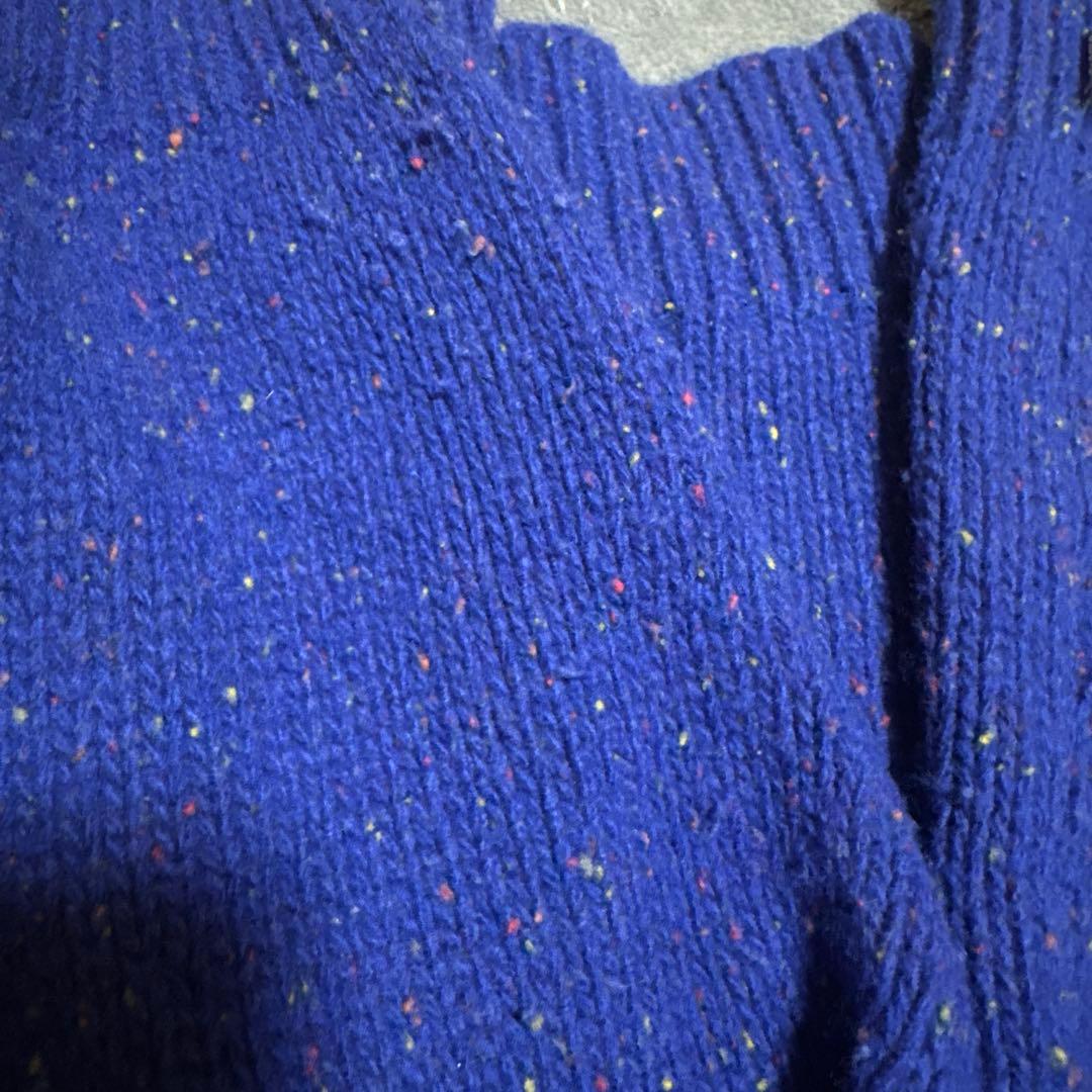 Supreme 青 ニット・セーター　カラーネップ