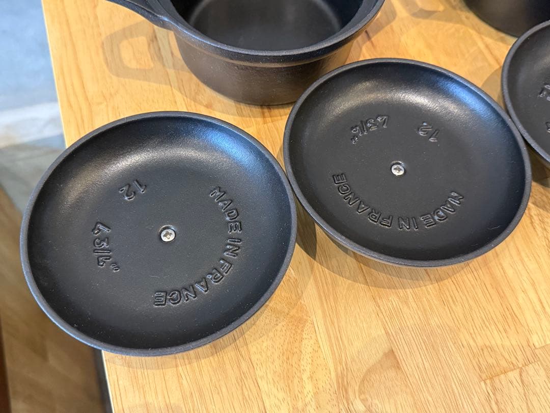 STAUB ヴィンテージ　ラウンド12cm 4個セット