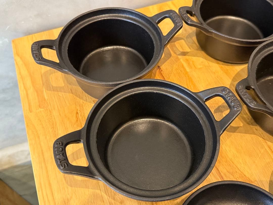 STAUB ヴィンテージ　ラウンド12cm 4個セット