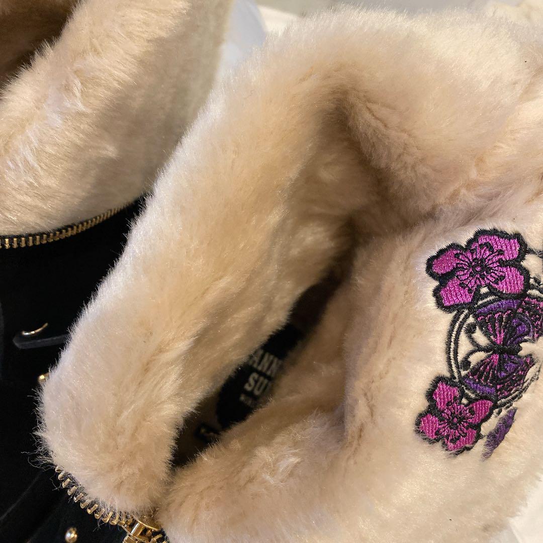 【ANNA SUI】 アナスイ未使用 ロングショート2way ブーツ23.5cm