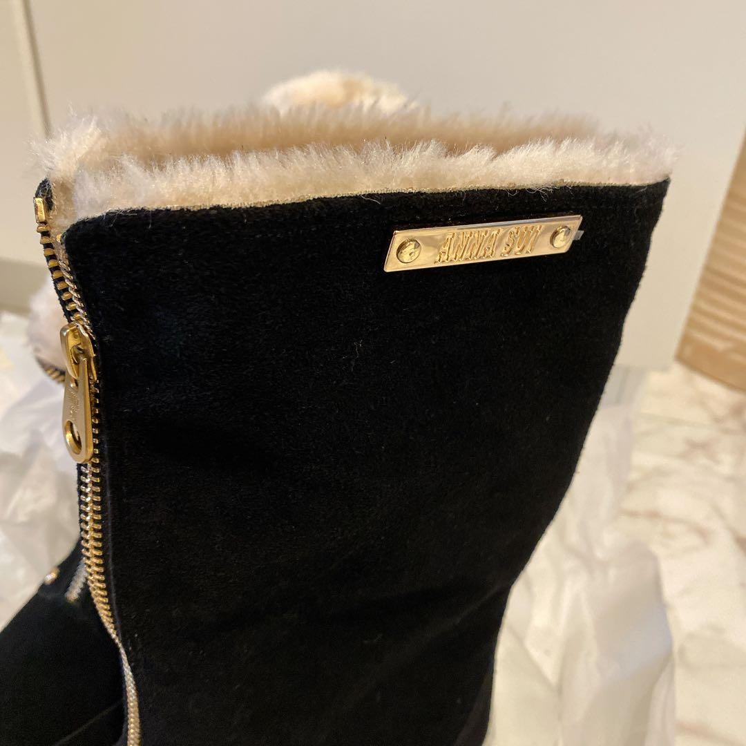 【ANNA SUI】 アナスイ未使用 ロングショート2way ブーツ23.5cm