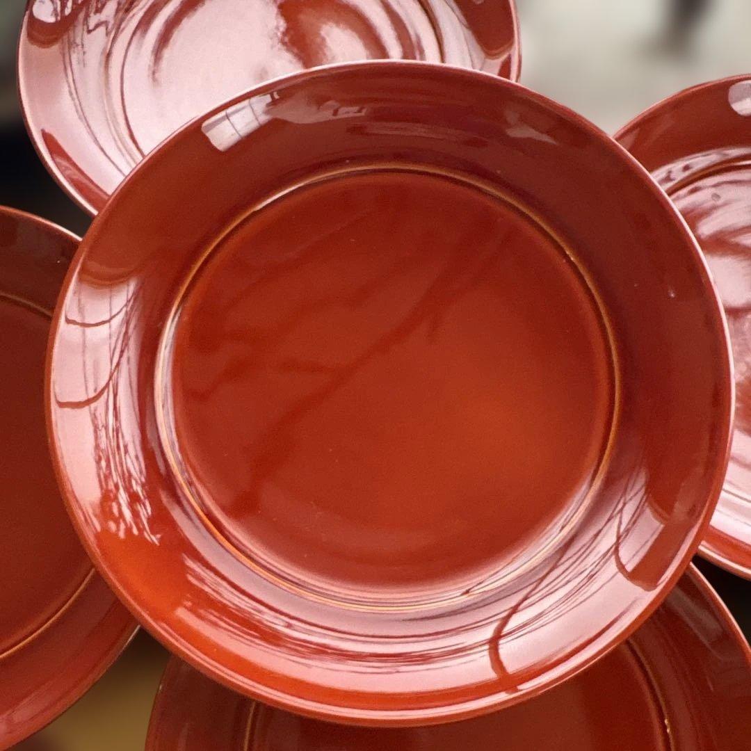 春慶塗り・椿皿