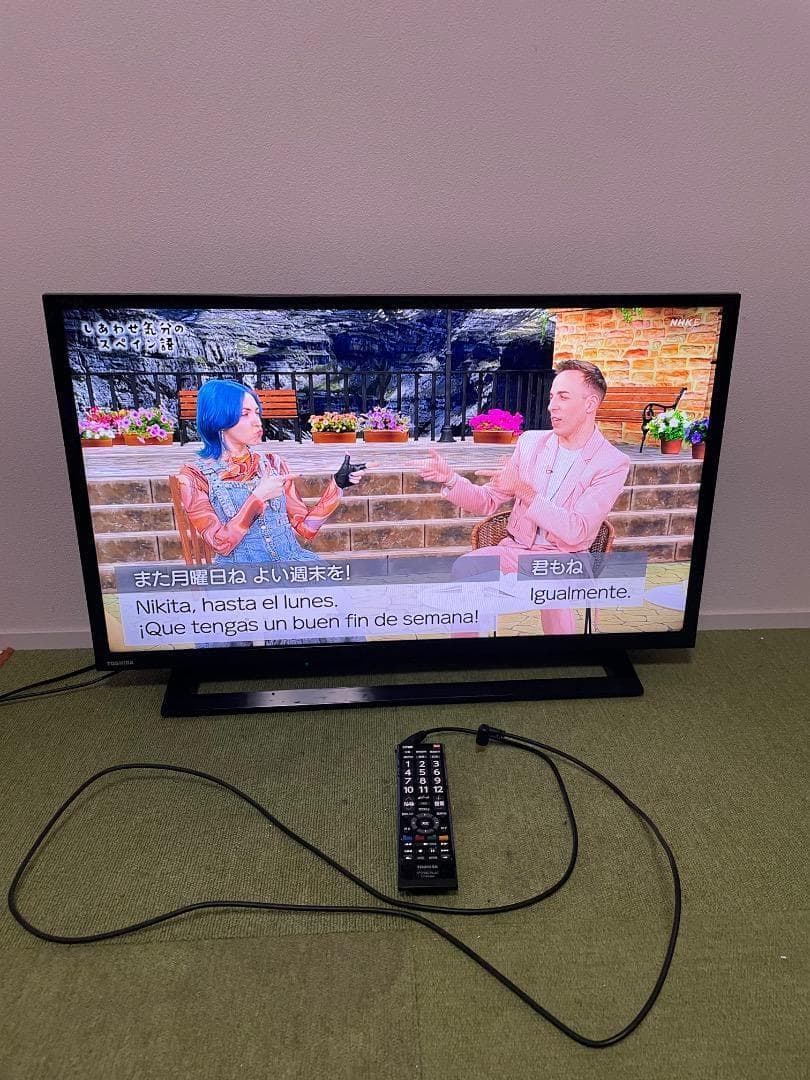 東芝 液晶テレビ 32V型 2019年製 ゲームダイレクトWチューナー付