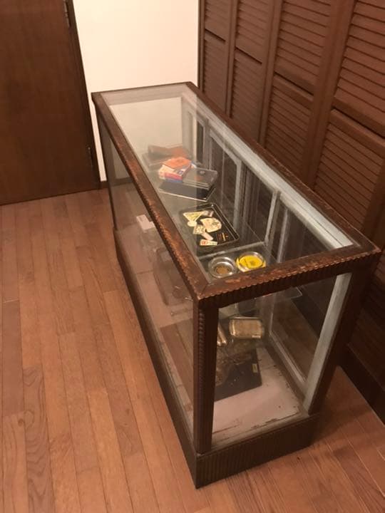 昭和レトロ　ガラス　ショーケース