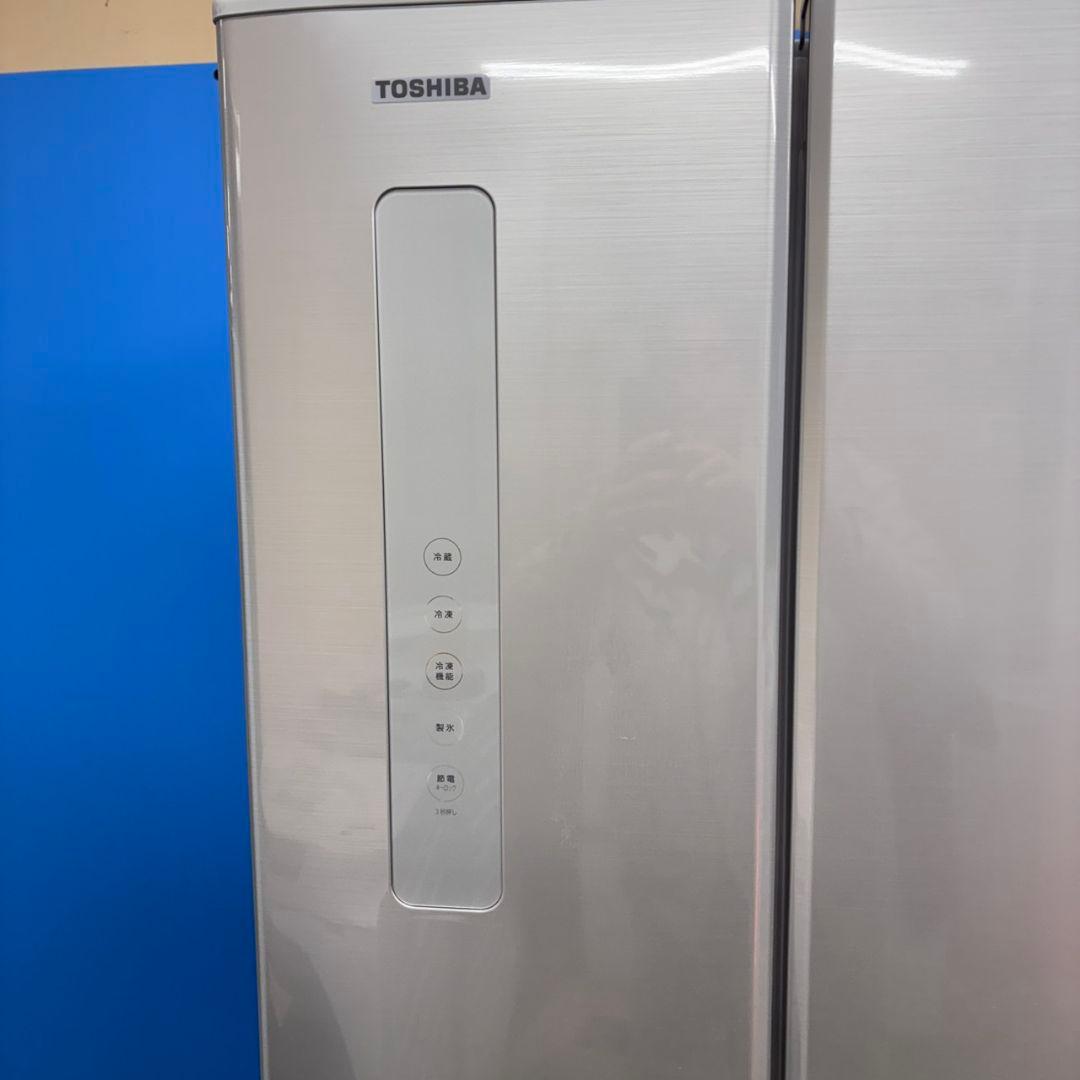 642 ファミリー向け　大型冷蔵庫　6ドア　観音開き　フレンチドア　400L強