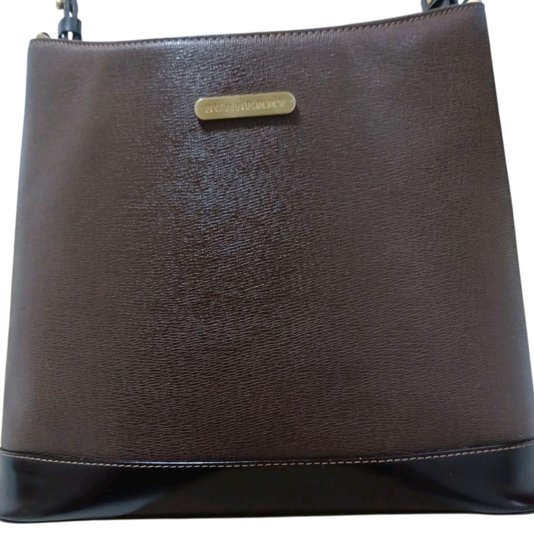 ✨BURBERRY 裏地ノバチェック サフィアーノレザー ハンドバッグ