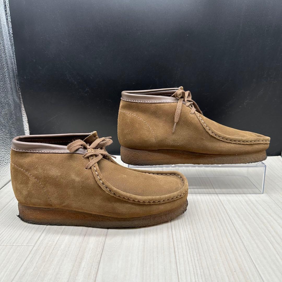 美品【CLARKS】クラークス ワラビー ブラウン wallabee