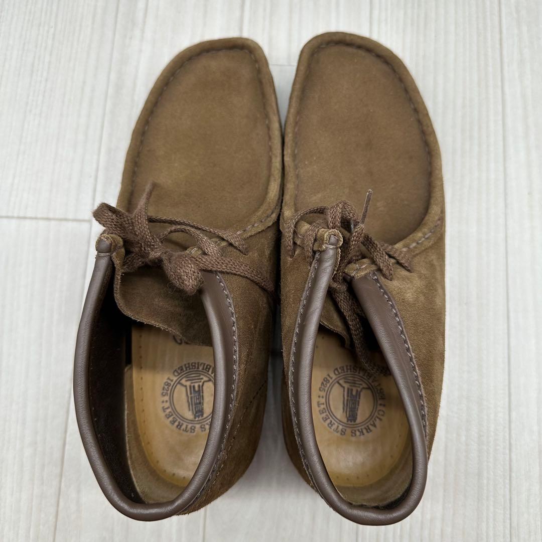 美品【CLARKS】クラークス ワラビー ブラウン wallabee