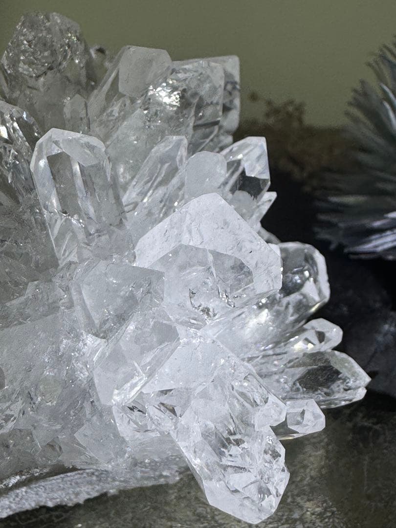 菊花水晶クラスター　ロゼッタ　ロゼット様