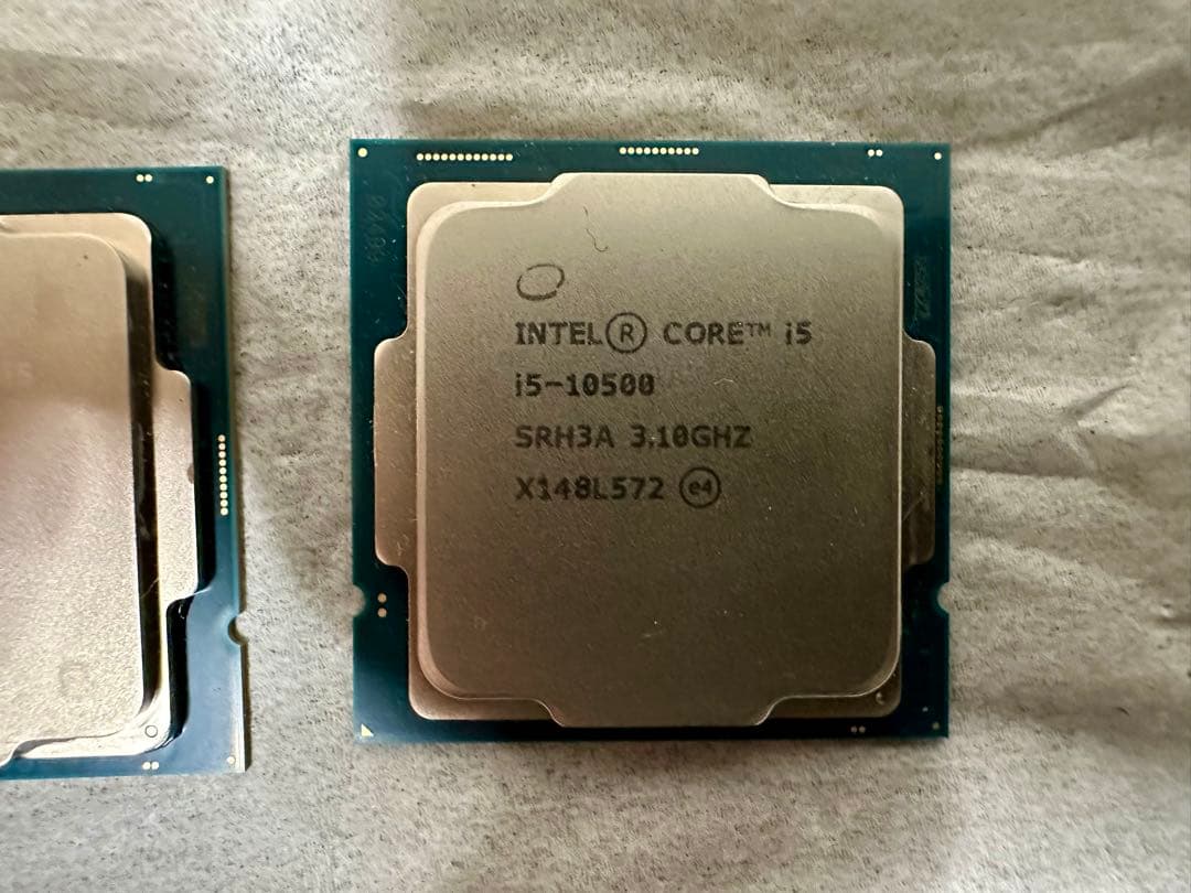 Intel Core i5 CPU 10500 2枚 10400 1枚セット