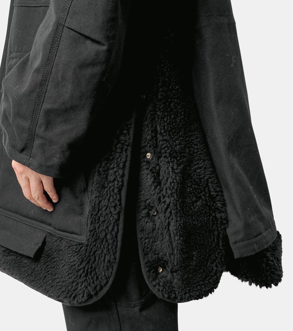 未使用 sacai×Carhartt シベリアンコート ブラック サイズ2