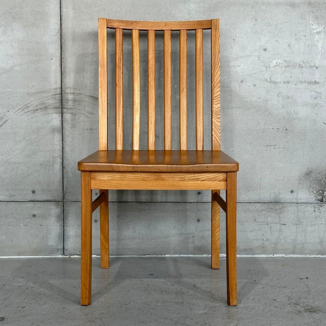 ★杉本家具★ ホワイトオーク無垢 ダイニングチェア｜オイル塗装 高級家具 ①