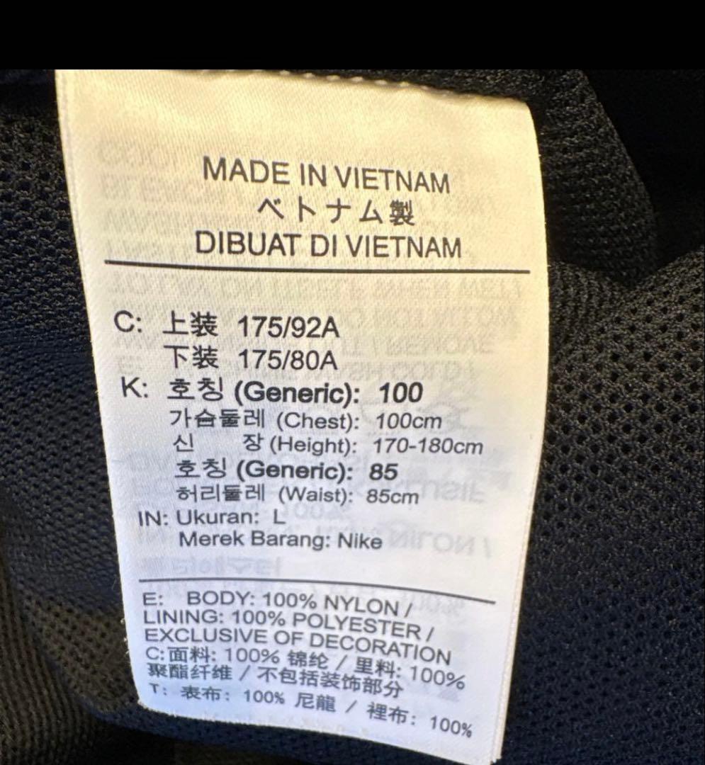 NIKE ウィンドブレーカー 上下 L