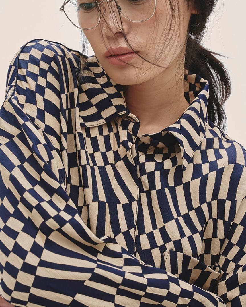 funnyさま専用 新品未使用 TODAYFUL ジオメトリック オーバーシャツ