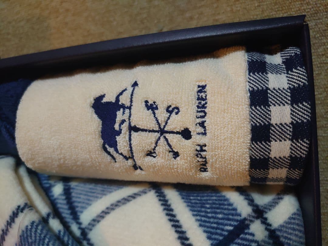 ★未使用品★ラルフローレン ホーム コットンブランケット 140×200