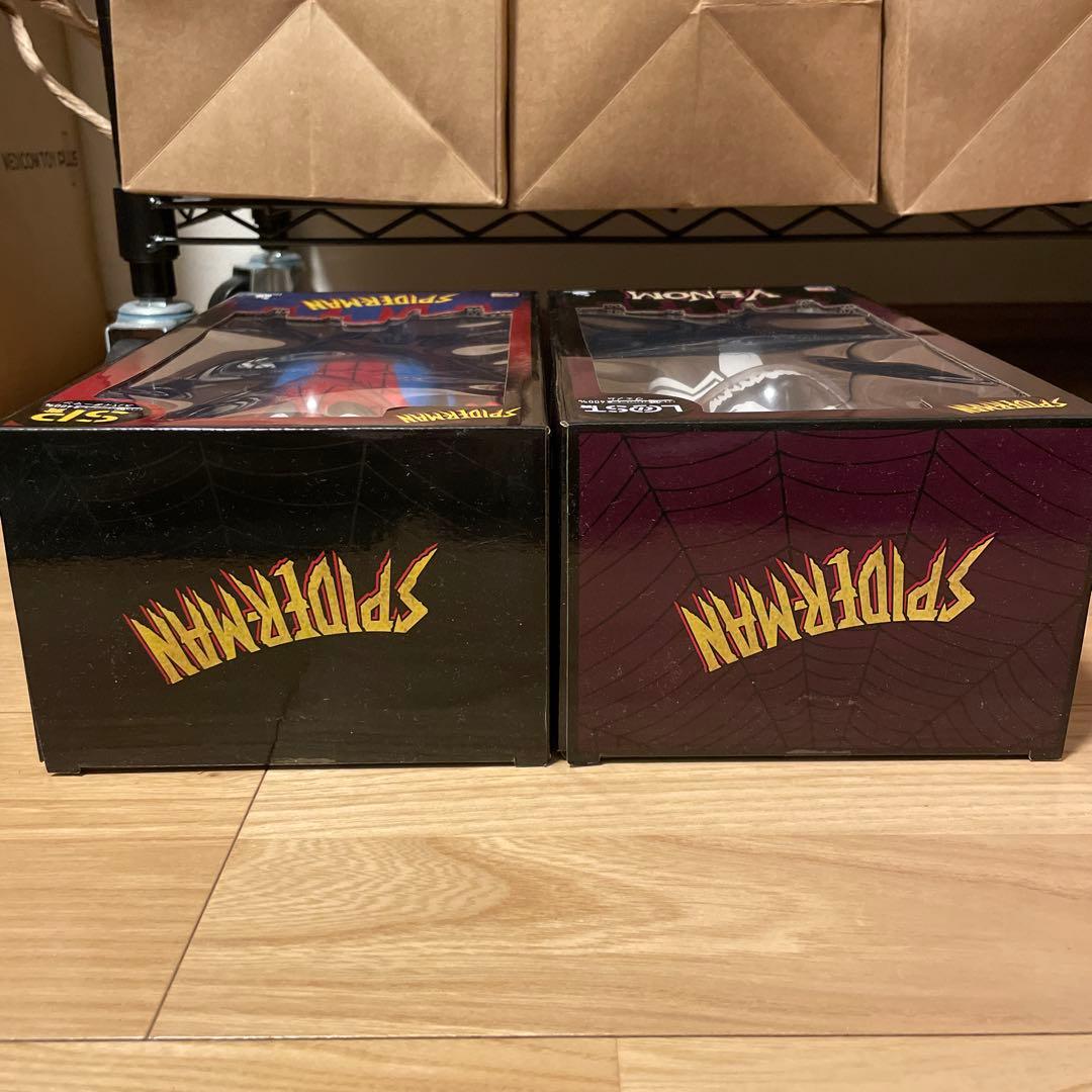 ベアブリック400%スパイダーマン/ヴェノム ハッピーくじSP・LASTONE賞