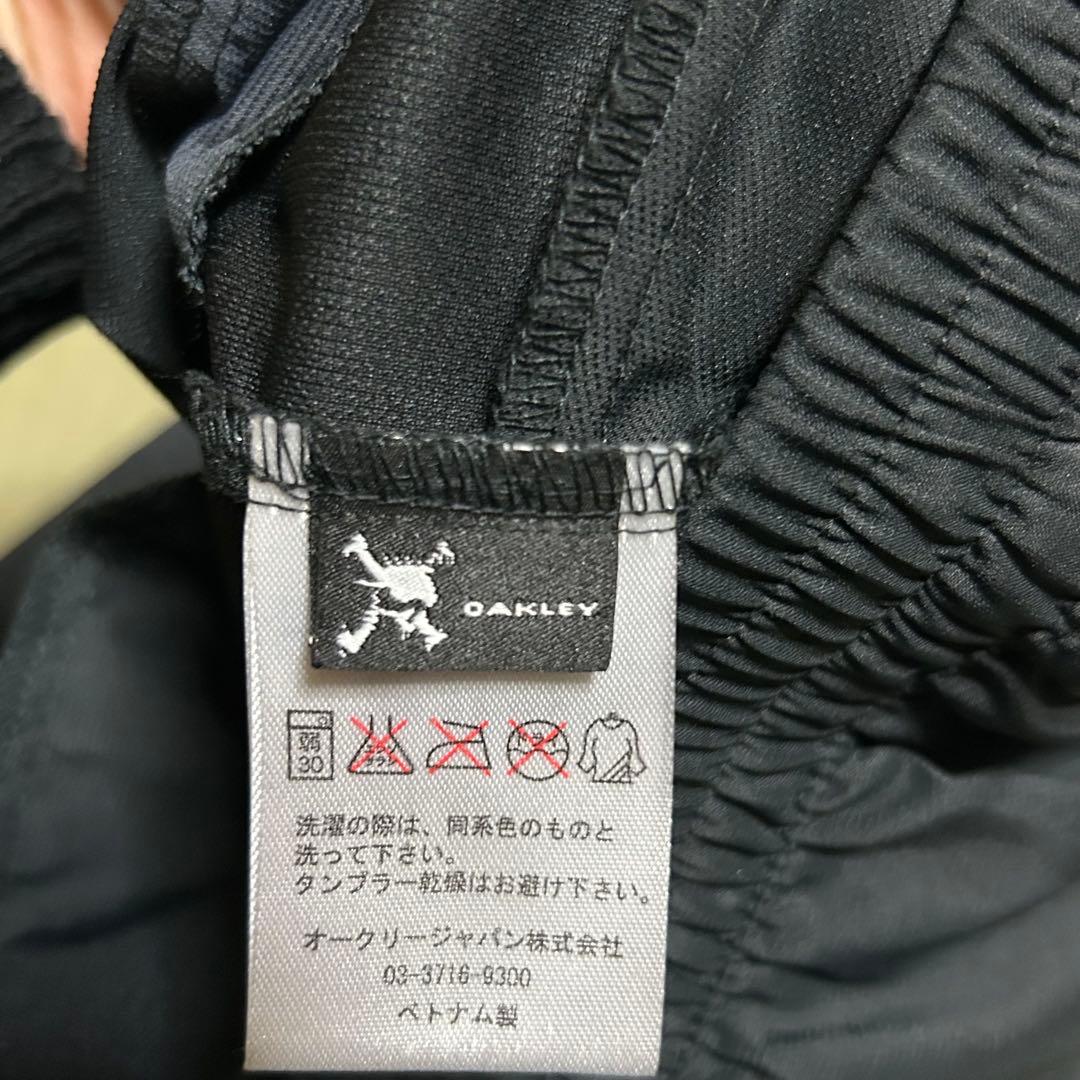 OAKLEY オークリー　ナイロン　ジャージ　上下　セットアップ　ダークグレー