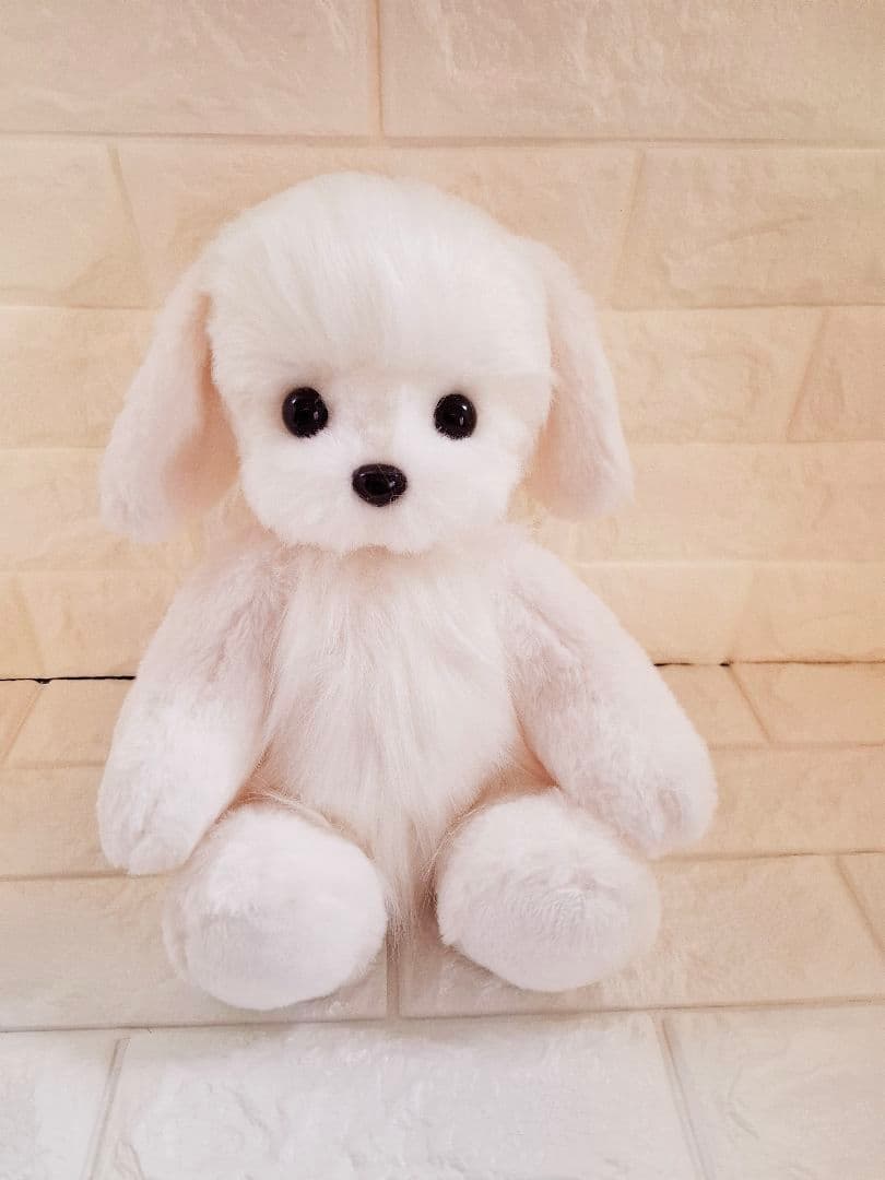 ぬいぐるみ、テディマルチーズ、犬、ハンドメイド、オリジナル、抱きしめられるサイズ