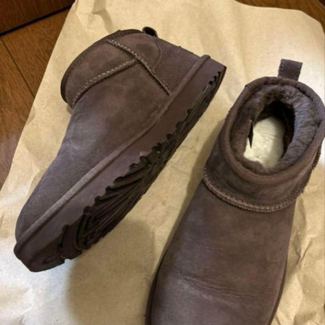 UGG ウルトラミニ　バーントシダー　26cm ブラウン　定価24,200円