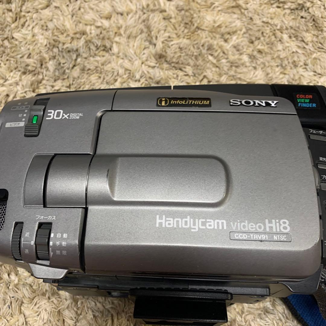 SONY　CCD-TRV91　ハンディカム　ビデオカメラ　8mmテープ