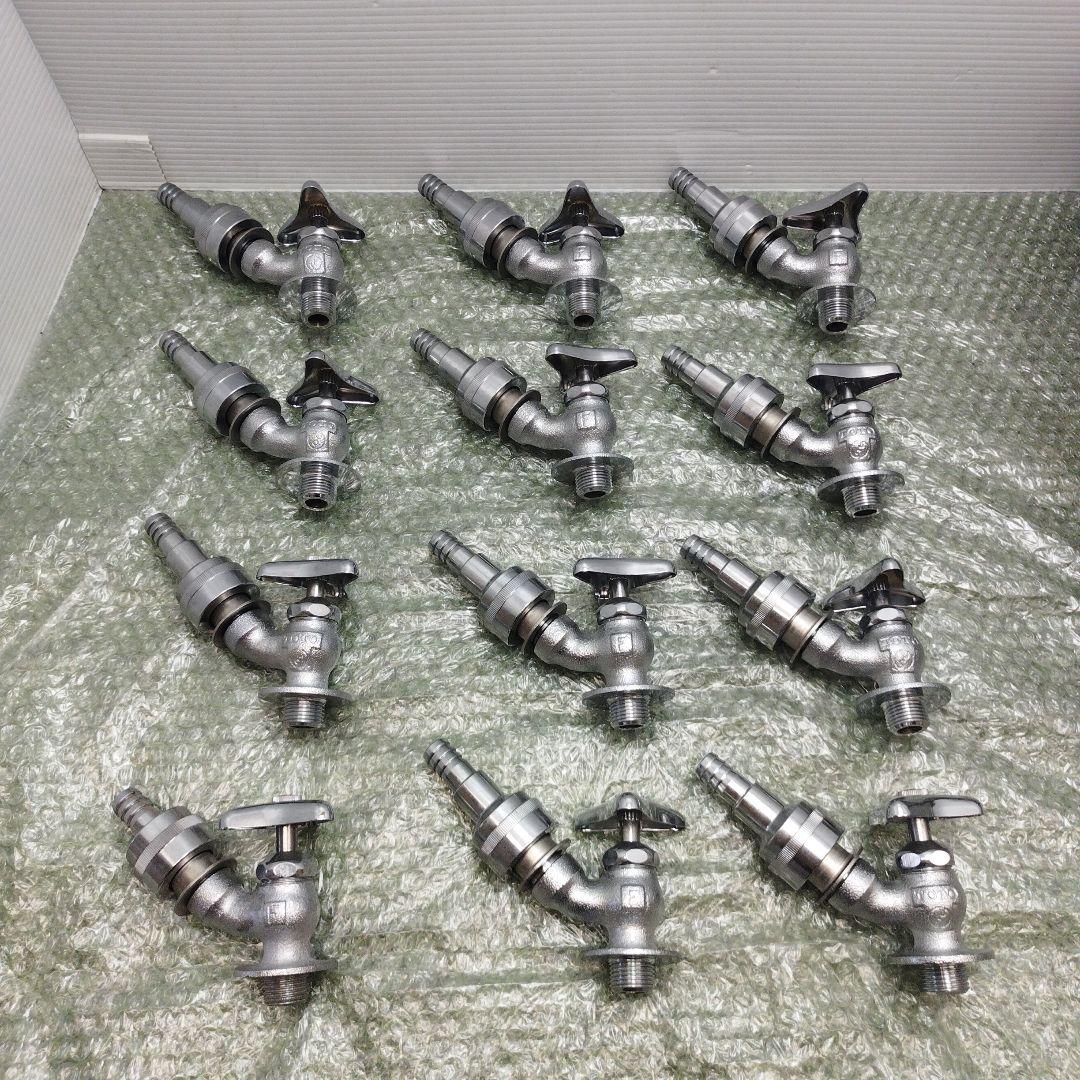 金属製 蛇口 12個セット TOTO　散水栓13 T28-13
