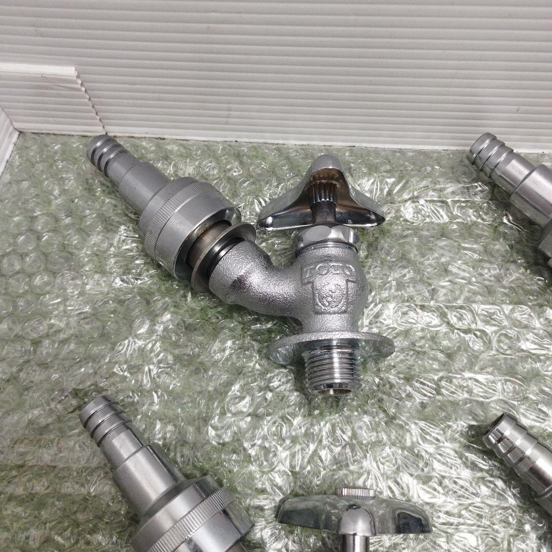 金属製 蛇口 12個セット TOTO　散水栓13 T28-13