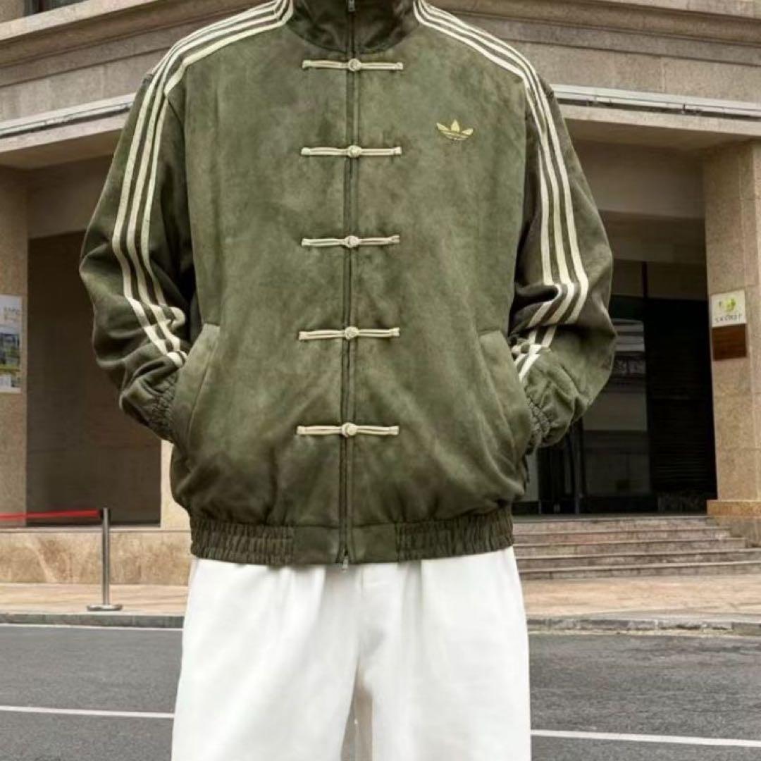 adidasアディダス 中国限定 蛇年トラックジャケット 緑XL サイズ”
