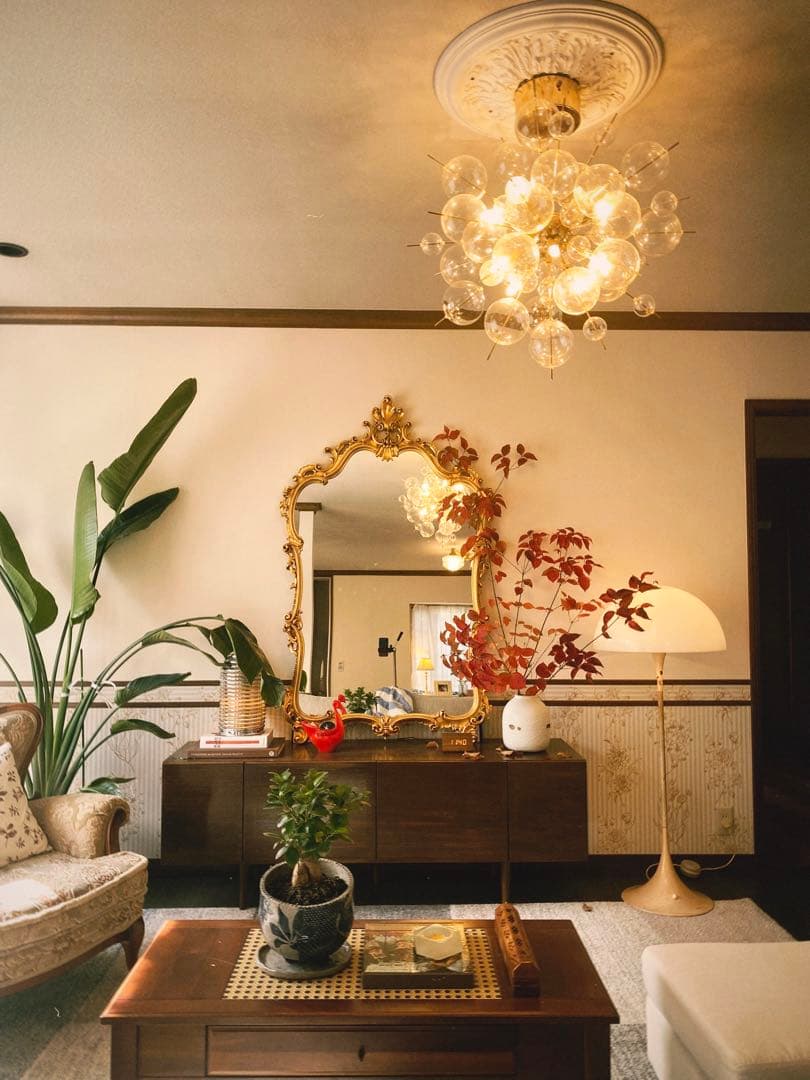 イタリア製 SILIK シリックArt.108ウォールミラー ロココ様式輸入家具